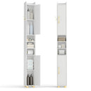 Narrow Bathroom Storage Cabinet with Shelves & Paper Holder by DirectDeals