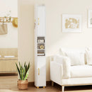 Narrow Bathroom Storage Cabinet with Shelves & Paper Holder by LJGDeals
