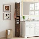 Narrow Bathroom Storage Cabinet with Shelves & Paper Holder by LJGDeals