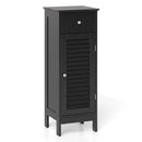 Narrow Bathroom Storage Cabinet with Adjustable Shelf & Drawer