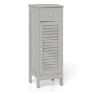 Narrow Bathroom Storage Cabinet with Adjustable Shelf & Drawer