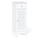 Narrow Bathroom Storage Cabinet with Adjustable Shelf & Drawer