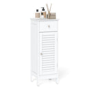 Narrow Bathroom Storage Cabinet with Adjustable Shelf & Drawer