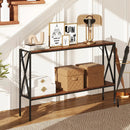 Narrow Console Table 2-Tier Entryway Table with Storage by LJGDeals