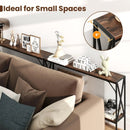 Narrow Console Table 2-Tier Entryway Table with Storage by LJGDeals