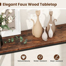 Narrow Console Table 2-Tier Entryway Table with Storage by LJGDeals