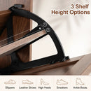 Narrow Shoe Cabinet with Flip Drawers and Adjustable Shelves by DirectDeals