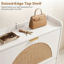 Narrow Shoe Storage Cabinet with Flip Drawers & Shelves by DirectDeals