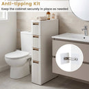 Narrow Storage Cabinet with Drawers and Removable Dividers by LJGDeals