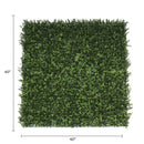 Natural Boxwood Artificial Vertical Garden Green Wall Panel 40×40in 11 SQ FT – UV Resistant – Commercial Grade