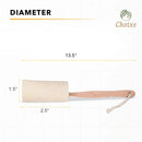 Natural Loofah Bath Brush by Choixe