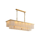 Natural Alabaster Dining Room Chandelier