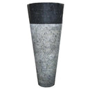Black Marble Pedestal Sink Conical Bathroom Vessel