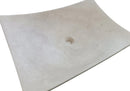 Natural Stone Light Travertine Unique Modern Special Design Customizable Vessel Sink  (W)25.6" (L)17.7" (H)4.7"