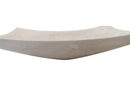 Natural Stone Light Travertine Unique Modern Special Design Customizable Vessel Sink  (W)25.6" (L)17.7" (H)4.7"