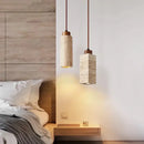 Natural Travertine Pendant Light