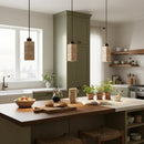 Natural Travertine Pendant Light