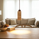 Natural Travertine Pendant Light