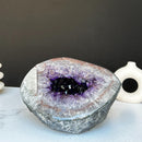 Natural Amethyst & Quartz Geode