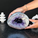 Natural Amethyst & Quartz Geode