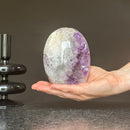 Natural Amethyst Quartz Geode Egg