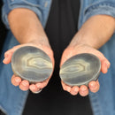 Natural Jasper Paperweight & Desk Ornament Set