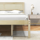 Twin/Full/Queen Size Wooden Bed Frame with Headboard and Slat Support by LJGDeals