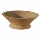 Natural Stone Travertine Conical Bathroom Vessel Sink 16 Inch