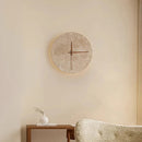 Natural Stone Clock Wall Lamp