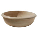 Natural Travertine Round Vessel Bathroom Sink Drop In Beige