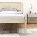 Twin/Full/Queen Size Wooden Bed Frame with Headboard and Slat Support by DirectDeals