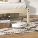 Twin/Full/Queen Size Wooden Bed Frame with Headboard and Slat Support by DirectDeals