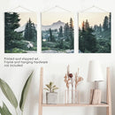 Mountain Forest. USA Wilderness Wall Art Set. Rampart Ridge by Wall Art Set
