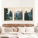 Mountain Forest. USA Wilderness Wall Art Set. Rampart Ridge by Wall Art Set