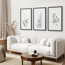 Watercolor Botanical Set of 3 Prints Wall Decor by Wall Art Set