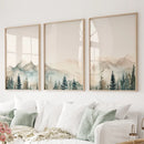 Nature Prints Modern Minimal Forest Wall Art Set by Wall Art Set