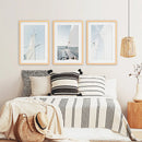 Nautical 3 Piece Wall Art. Sailing at Sea on a Yacht by Wall Art Set