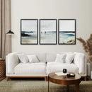 Navy Blue Watercolor Beach House Decor. Set of 3 Wall Art by Wall Art Set