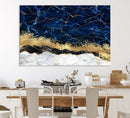 Navy Blue Marble Fluid Effect Wall Art Abstract Canvas Wall by MyGreatCanvas | Canvas Wall Art Prints | Photo Prints & Wall Decor
