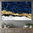 Navy Blue Marble Fluid Effect Wall Art Abstract Canvas Wall by MyGreatCanvas | Canvas Wall Art Prints | Photo Prints & Wall Decor