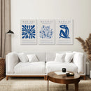 Henri Matisse Museum Blue Wall Art Print Set by Wall Art Set
