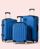 Multi Color - 3PCs Luggage Set 20/24/28 Inch Hard Shell Spinner with TSA Lock by 2Dropme
