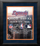 MLB Baseball Photo Picture Frame Kit - Detroit Tigers (Navy Matting, Orange Trim) by Dynasty Sports & Framing