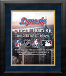 NHL Hockey Photo Picture Frame Kit - Florida Panthers (Navy Matting, Yellow Trim) by Dynasty Sports & Framing