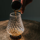 Handblown Neat Pour Glass | Made in USA | Artisan Crystal (Lead-Free) by Bull In China