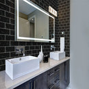 MSI Nero Marquina Glass Tile 3"x6"