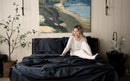 Sateen Organic Cotton Sheet Set + Pillowcases