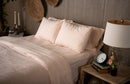 Crinkle Percale Organic Cotton Duvet Cover Set + Shams (Final Sale)