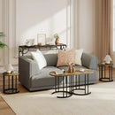 Nesting Coffee Table Set of 3 with Faux Marble Top by LJGDeals