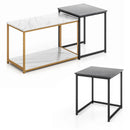 Nesting Coffee Table Set of 3-Black by LJGDeals